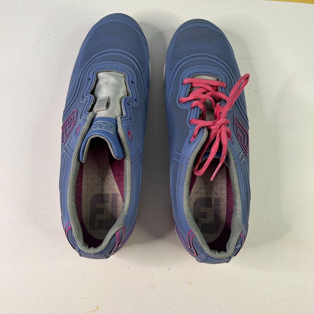 Footjoy Aspire Golf Shoes Women's Size 8.5 M Periwinkle Blue MISSING LACES 98896 - Picture 8 of 15